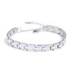 Yhpup 316L Stainless Steel Charm Polished Chain Golden Bracelet Bangle Statement Wide Pvd Adjustable Wrise Jewelry Women Men