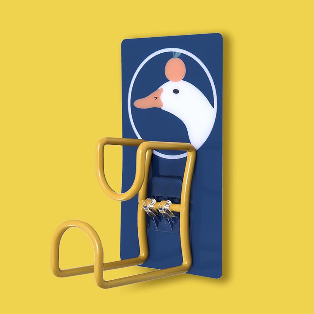 Cute Hooks Wall Mounted 360 Degrees  Rotating Hook Orderly Storage Strong Stickiness Towel Rack for Bathroom Kitchen