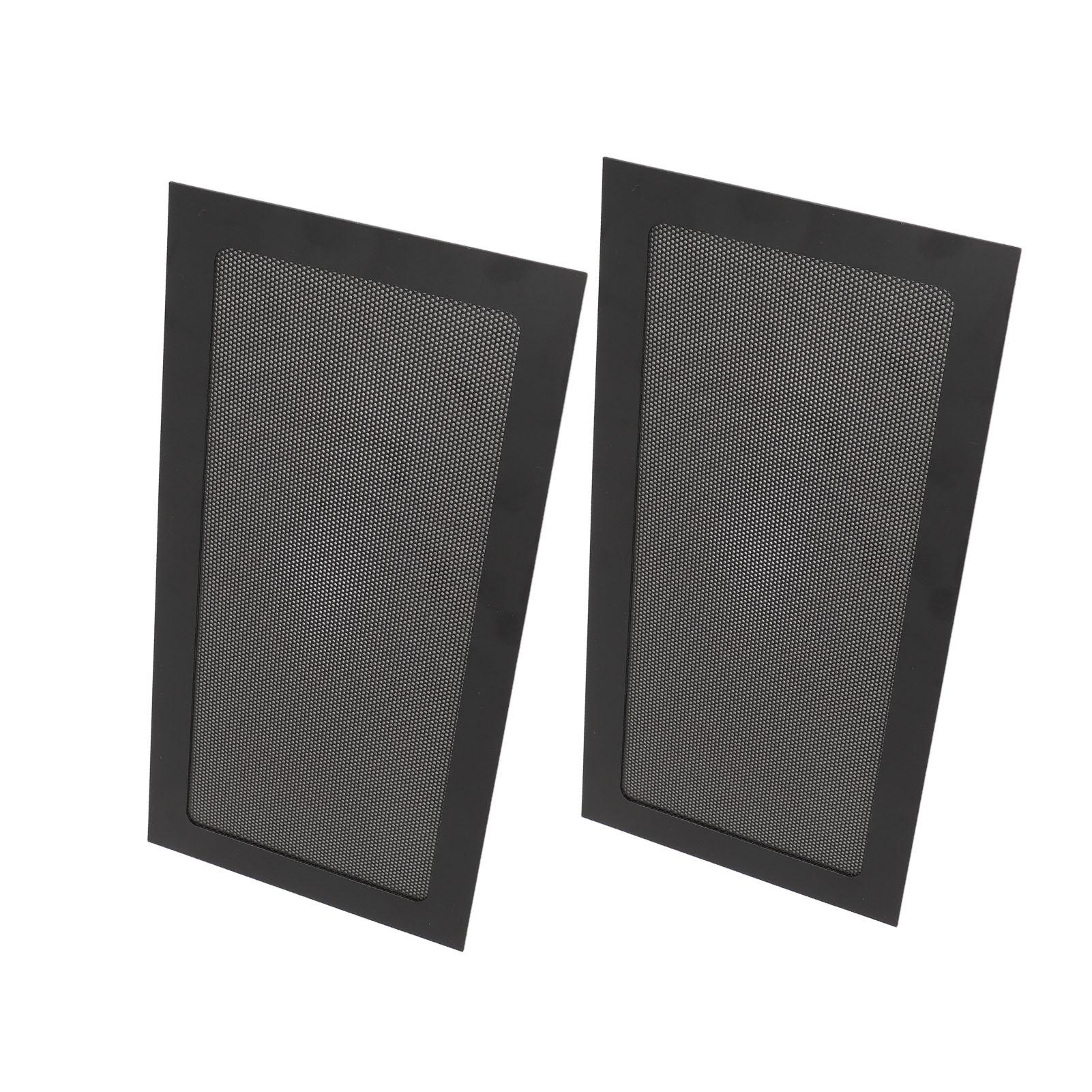 

2Pcs Computer Cooler Fan Dust Filter Magnetic Frame PC Fan Dust Mesh PC Cooler Filter Fine Mesh PVC Dust Cover