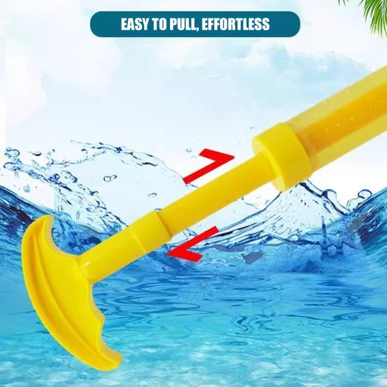 Water Shooter Toy for Kids Sparklers Effect High Pressure Beach Water Squirter Beach Pool Party Toy Pulling Tube Design