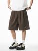 Vintage-Style Shorts mit Buchstabenstickerei für Jugendliche