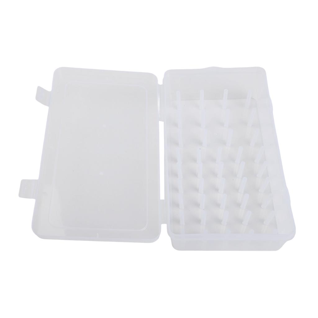 23.7x13.7x6.6cm Plastic Bobbin Box Sewing Bobbins Threads Storage Sorting Case Organizer 100% Brand New And High Quality