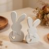Rabbit Mold 3D Bunny Pattern Silicone Mold Resin Casting Flexible Reusable Epoxy Mold DIY Crafts Easter Gift Making Mold Spring