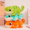 Cute Imitation Chameleon Plush Toy Vivid Appearance Stuffed Animal Doll Kids