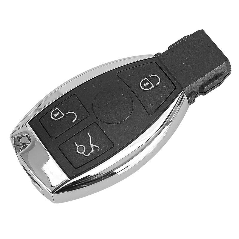 3 Button Remote Key Case With Uncut Blade Fit For Mercedes Benz W203 W204 W205 W211 W212 B C E S Class S500 S600 S350