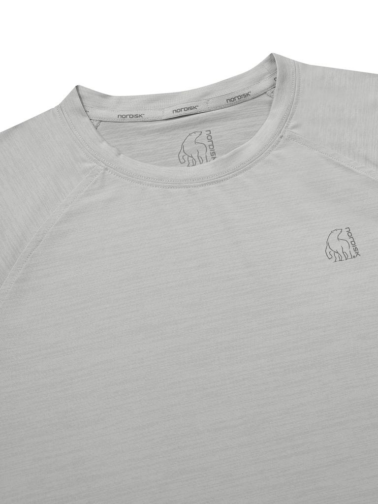 NORDISK Hygge Hike Crop Short Sleeve Tee - W_Shimmer Grey