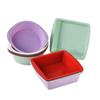 Silicone Cake and Bread Mold - Square and Round Baking Pans for Household Oven Use