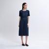 Pleats Me Wave Detail Short Sleeve Dress Epopm326017