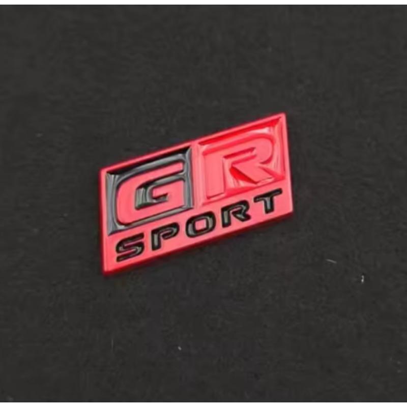 

1Pc 3D Metal Logo G R Sport Steering Wheel Badge Car Emblem Sticker For G R Sport Hiace Estima Hilux Rav4 Supra Camry Crown CHR Avalon чёрный/красный