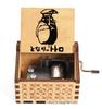 Hayao Miyazaki-Inspired Hand-Cranked Wooden Music Box - Creative Childlike Birthday Gift