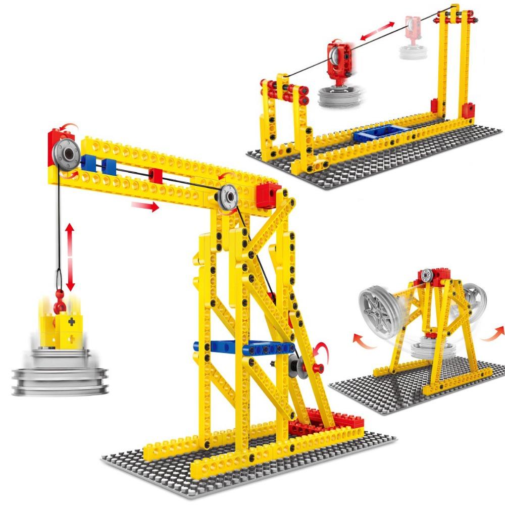Teile 500 Gramm Zufällige Großpackung DIY Mechaniker Zahnräder LKW Kran Bausteine Physik Räder Wissenschaftliche Bildung Kreative Ingenieurwissenschaften
