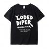 Roliga Kläder LODED DIPER DIARY OF A WIMP BARN Tryckt T-shirt Toppar Herr Dam Sommar Bekväma Toppar Unisex Street Mode