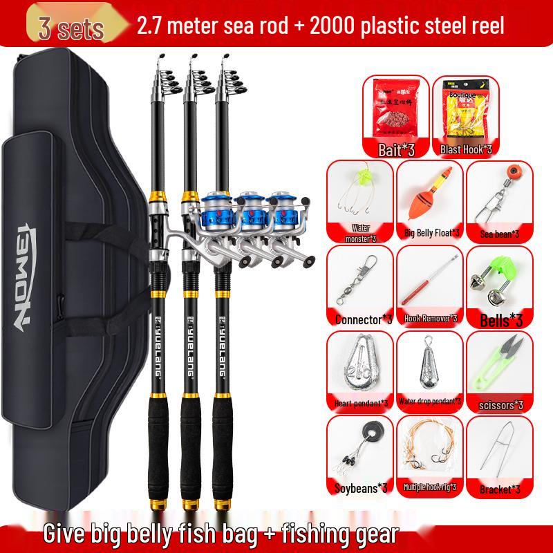 Sea Fishing Rod Set: Complete Long-Cast Gear Kit