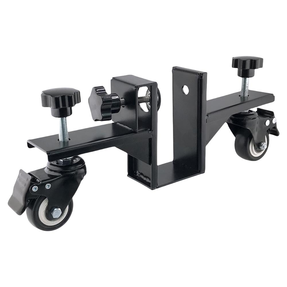 

Тележка для установки дверей Вращение на 360 градусов Панель двери Универсальная колесная тележка Портативный инструмент для перемещения дверей Комплект для установки дверной панели чёрный