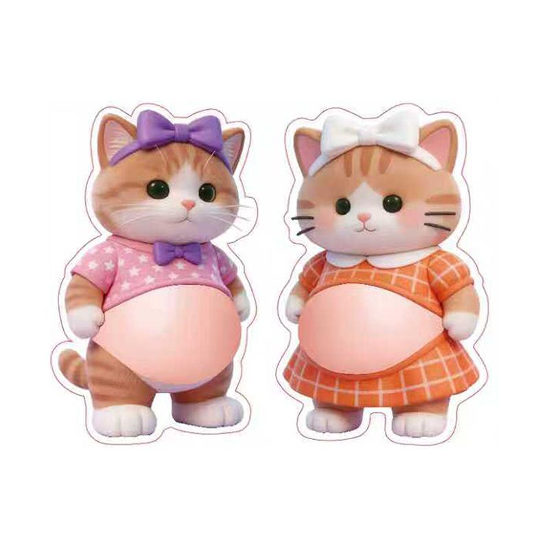Funny Puppy Shiba Inu Dog Sticker 3D Cute Dog Silicone Belly Puppy Stickers Mobile Phone Decoration Party Favor Kids Gifts