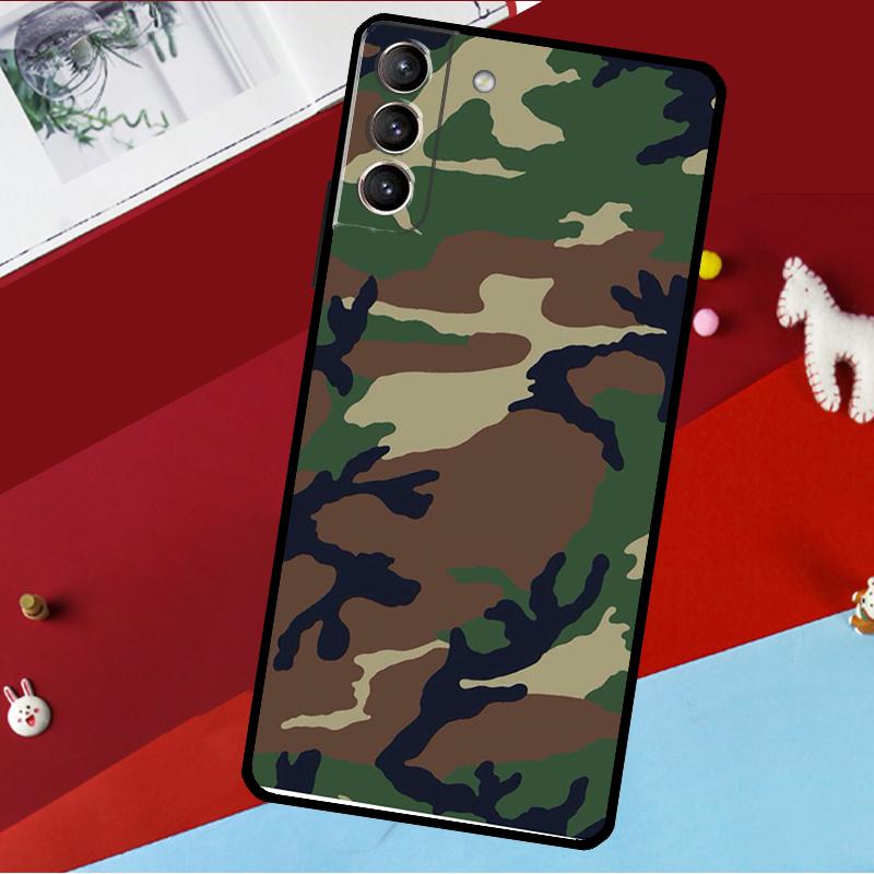 Camo Camouflage Pattern Funda For Samsung Galaxy S26 Ultra S24 S22 S23 S25 Plus S20 S21 FE S9 S10 S25 FE Phone Case