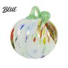 Warm Home Atmosphere Decor Hand Blown Glass Pumpkin Figurine Creative Adornment for Desktop Decoration Unique Fall Autumn Theme Jewelry Living Room