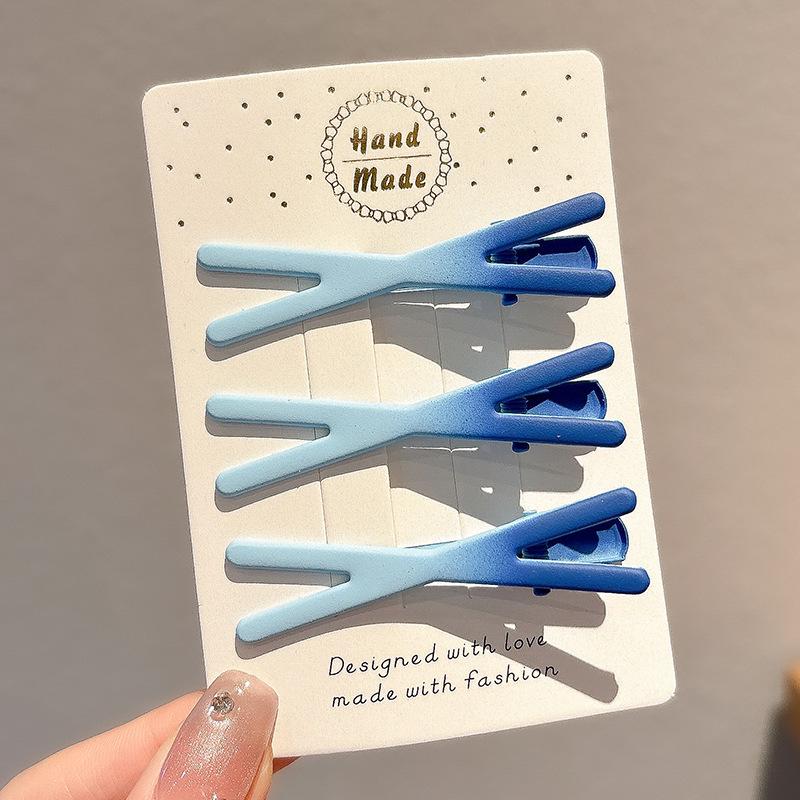 Autumn & Winter Coffee Hair Clip: Women's Seamless Duckbill, BB & Bangs Clips