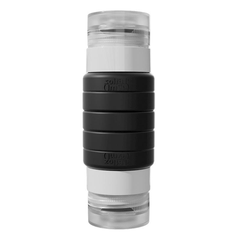 Silicone Dual Head Travel Dispenser Bottle Leak Proof Portable for Shampoo and Lotion Refillable Squeeze Tube Travel Essentials