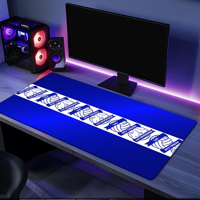 Birmingham City Football Club mouse pad, rubber base, esports desk mat, mouse pad for gamers and office use, gaming desk , easy to clean mat