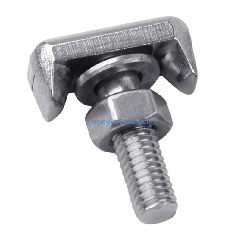 Y3NA Battery Terminal T-Bolt Battery Cable Terminal Battery Cable Bolt Nut Stainless Steel Car Battery T Bolt Screw 1 Pack