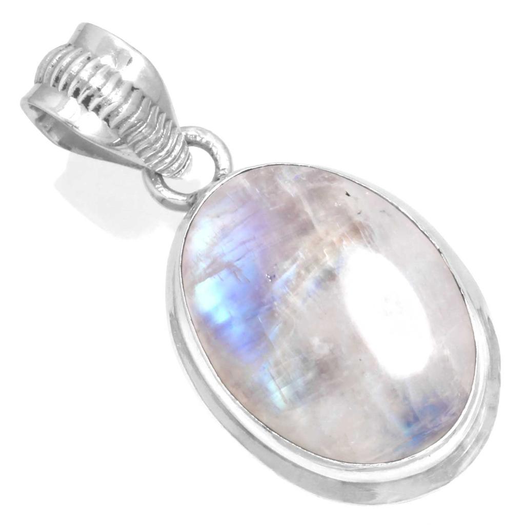 925 Sterlingsilber Anhänger Damen Edelstein Handgefertigter Schmuck Freundschaftstagsgeschenk Malachit Mondstein Rosenquarz Roter Stein Rauchtopas Tigerauge