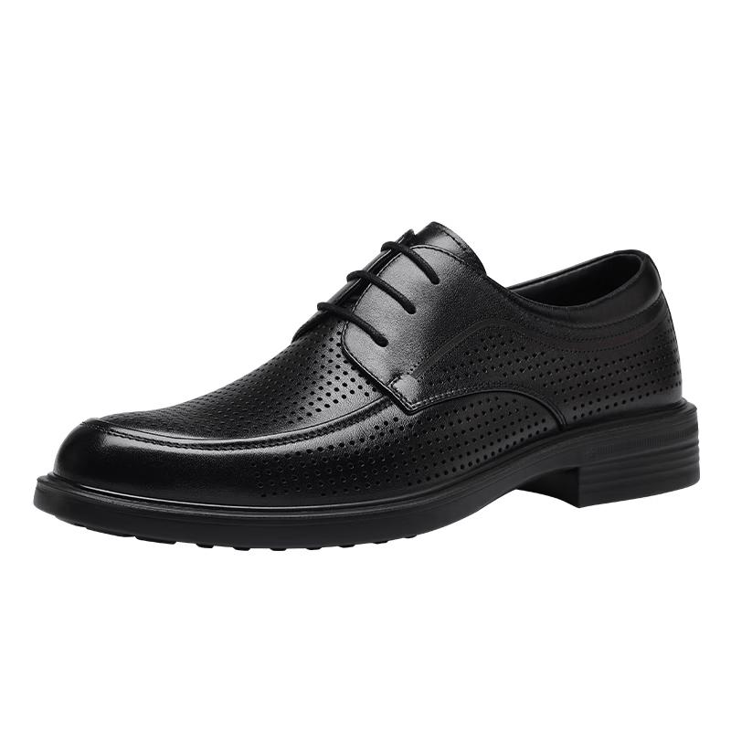 Red Dragonfly Men s Genuine Leather Breathable Business Shoes EU 42