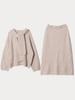 Mejongleuhaleu Romance Knit Set (Round Neck Knit + Skirt + Balaclava) 4 Colors