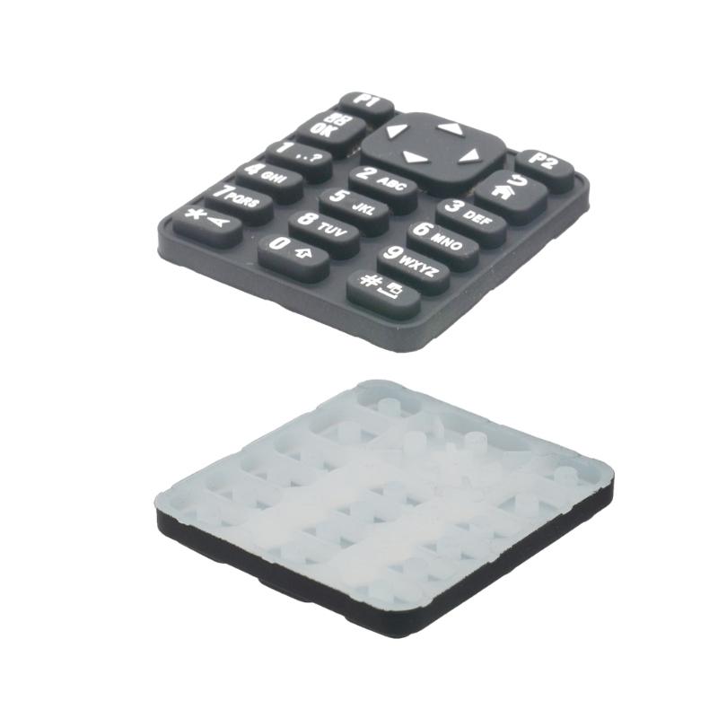 Black Plastic Rubber Keypad For XPR7550e XPR7580e DGP8550e DP4800E DP4801E Two Way Radio Accessories Construction Sites
