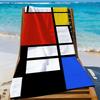 Kunst P-Piet Mondrian Handtuch Sport Schnelltrocknend Reise Campingausrüstung Sanddicht Weich Leicht Großes Strandhandtuch