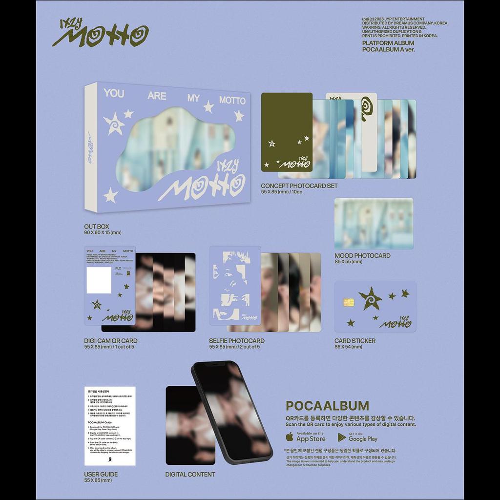 [Pre-order] ITZY [Motto] POCA Album Ver. + Free Gift