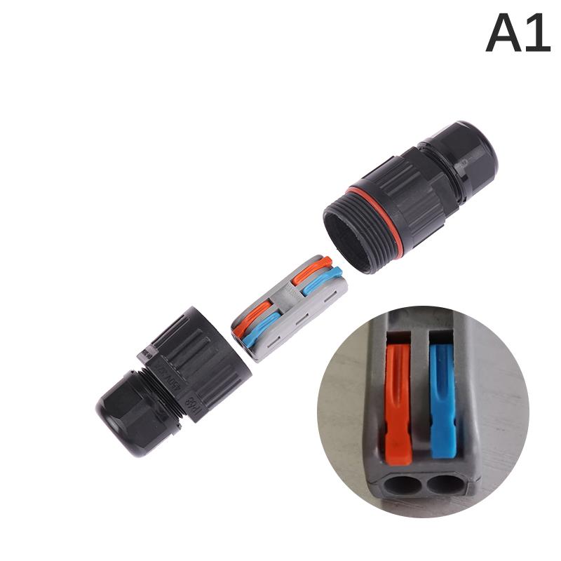 Ip68 Cable Waterproof Joint Wire Quick Connection Waterproof Connector 2/3Pin Solderless Lamp Wiring Outdoor Rainproof Terminal