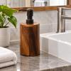 Press Type Shampoo Container Wood Shower Gel Bottle Hand Sanitizer Bottle  Home