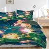 3pcs Green Lantern Ring Cover Set,Soft Comfortable Duvet Cover,Guest Room (1*Duvet Cover + 2*Pillowcases, Without Core) Yy251024079