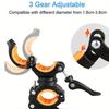 Upgraded Bicycle Holder - 360° Rotation 3-Setting Flashlight & Mini Pump Mount | Perfect for Night Rides (No Battery)