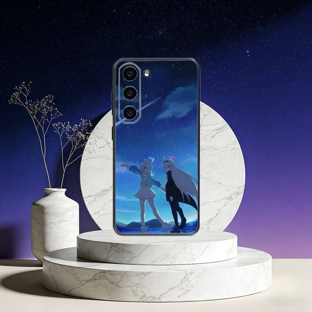 Blue Archive Phone Case For Samsung Galaxy A73,A72,A71,A70,A53,A52,A51,Others Soft Black Cover
