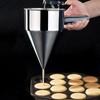 Multi-caliber Batter Dispenser Stainless Steel Funnel Cake Dispenser Cupcakes Baked Goods With Silicone Nozzles