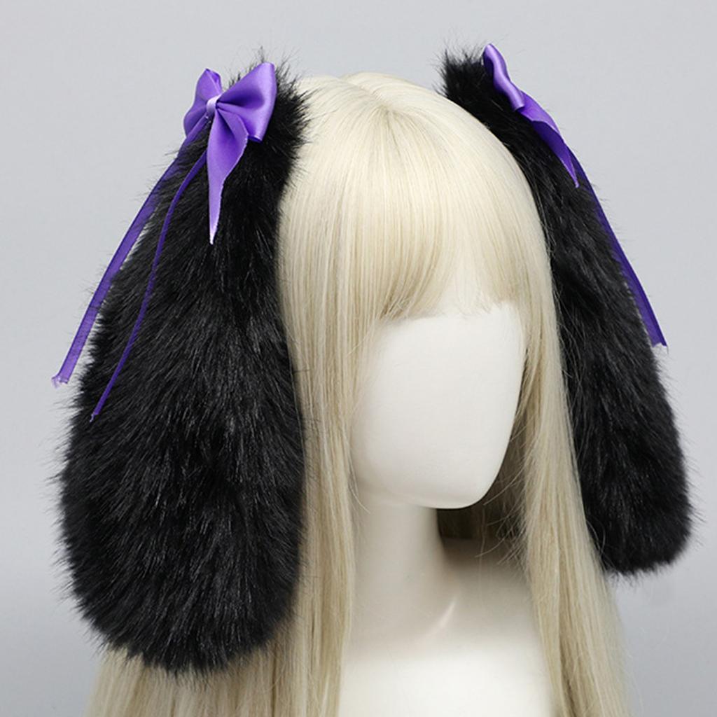 Furry Rabbit Hair Hoop Cosplay Anime COSPLAY Halloween Cartoon Role Playing Fursuit Prom Party Live Show Accessories