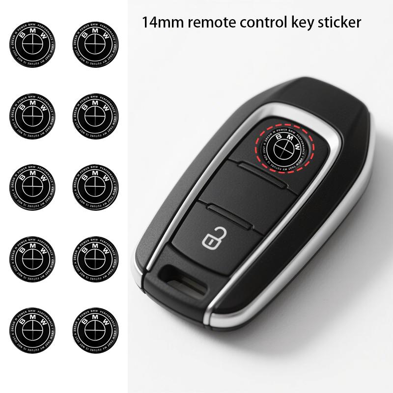 For BMW 320Li 325Li 330Li 325i E60 E64 E70 E83 E85 E87 E90 E92 E71 11/14mm Car Stickers BMW Dedicated Key Shell Emblem Paster