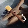 Ergonomic Long Handle Hair Brush Wood Bath Brush Scrubbing Brush Shower Back Scrub  Skin Cleanser