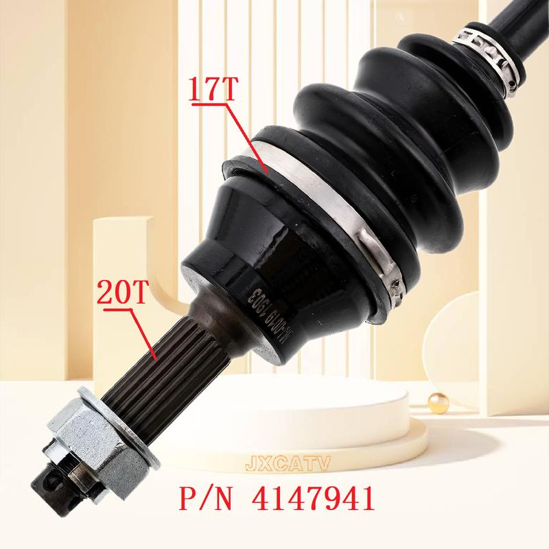 For POLARIS HAWKEYE 300 INTL & POLARIS SPORTSMAN 300 400 HO 1332340 1332341 CV Axle Driveshaft Rear Front  CV Joint Plunging Kit