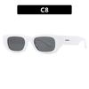 Fashion Square Small Frame Sunglasses Retro Brand Designer Sun Glasses Uv400 Shades Eyewear Men Goggles Trendy Glasses