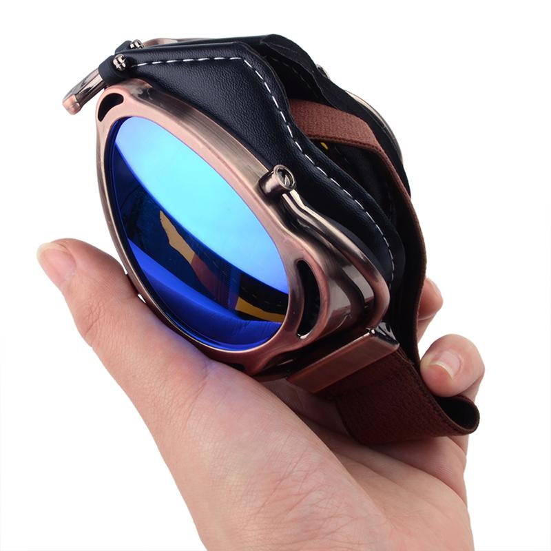 Rymujące Retro motocyklowe gogle rowerowe Pilot Aviator unisex kask okulary wyścigowe okulary ochronne dla Suzuki,