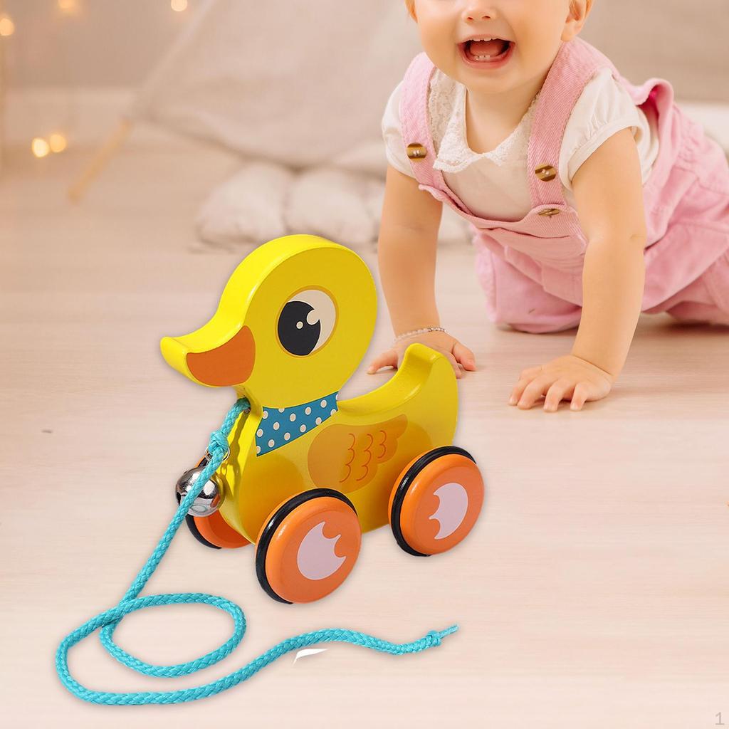 Animal , Baby Toy, Educational Pull Toy with String for Toddlers