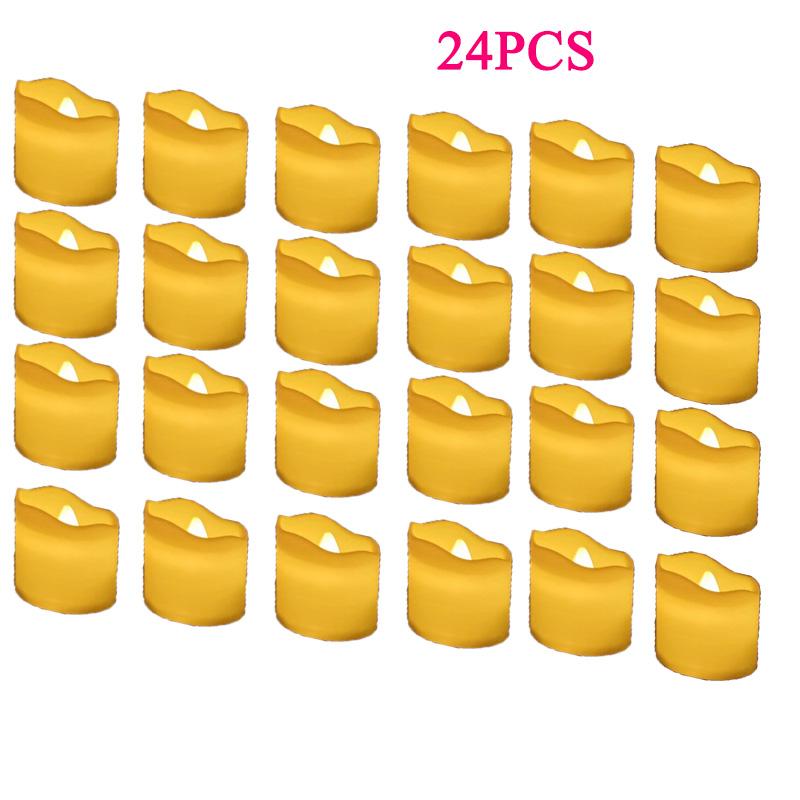 Weihnachten Flammenlose LED Kerze Heimparty Hochzeit Weihnachtsdekorationen Romantische Atmosphäre Elektronische Batteriebetriebene Kerzen