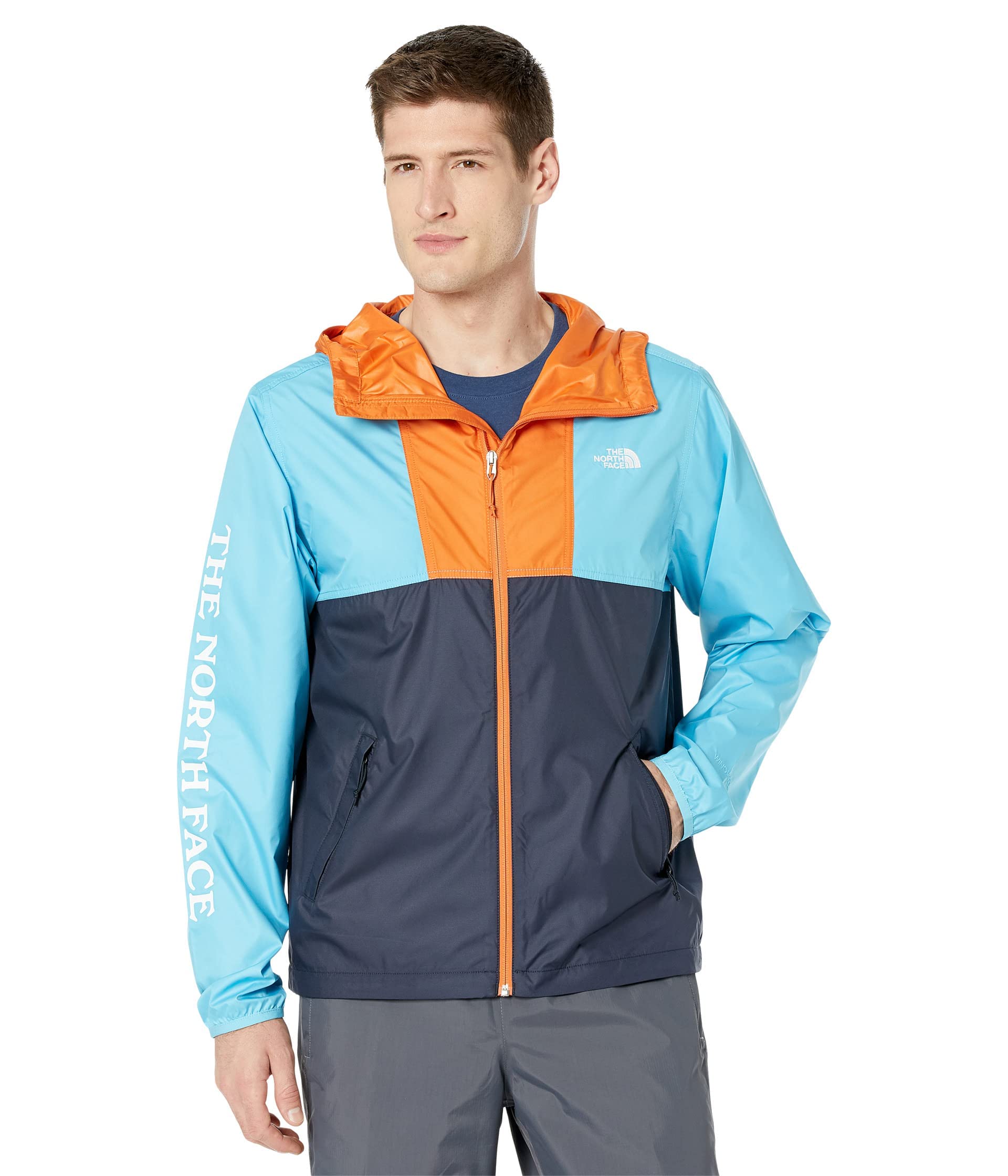 

North Jacket Windbreaker Mountain Parka M Sleeve Graphic Cyclone Hoodie Jacket L Size [The Face] Men s Aprictorng/NRSB [Used]