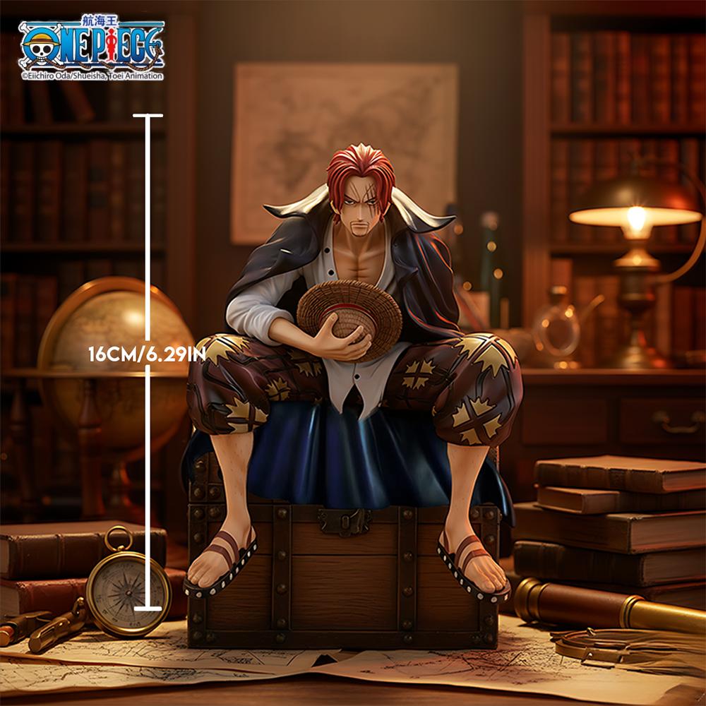 

Официально Фигурка Шанкса из One Piece Четыре Императора Коллекционная Настольный Декор Идеальный Подарок Праздник День Рождения 1 шт. для Подвижная Артикулированная Масштаб