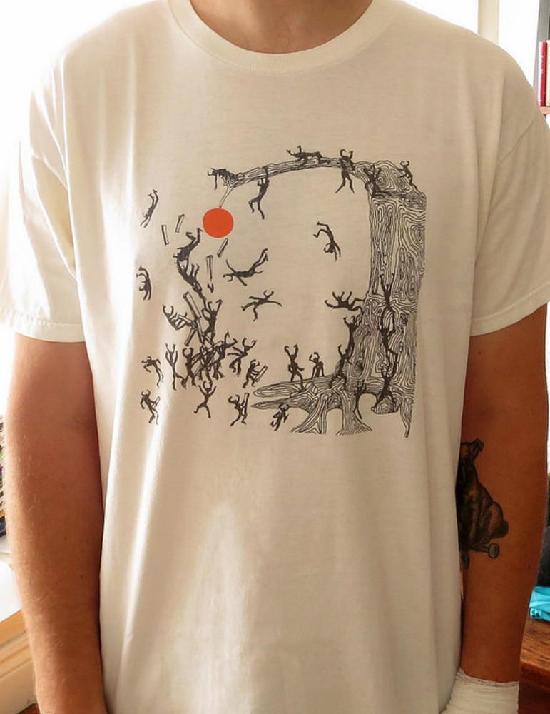 

Sunny Day Real Estate White T-Shirt Tops tees Men s Women s Cotton Full Size Unisex 4XL