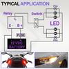 For CF14 JL-02 CF-14 Motorcycle Electronic LED Non-adjustable Flasher Relay Black Fix Hyper Flash for Turn Signal Blinker Light