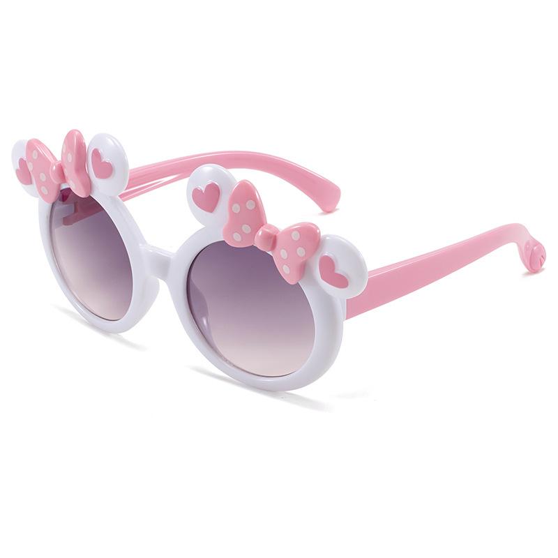 Cartoon Bow Children'S Sunglasses Sunglasses Trendy Boys Girls Baby Cartoon Sunglasses